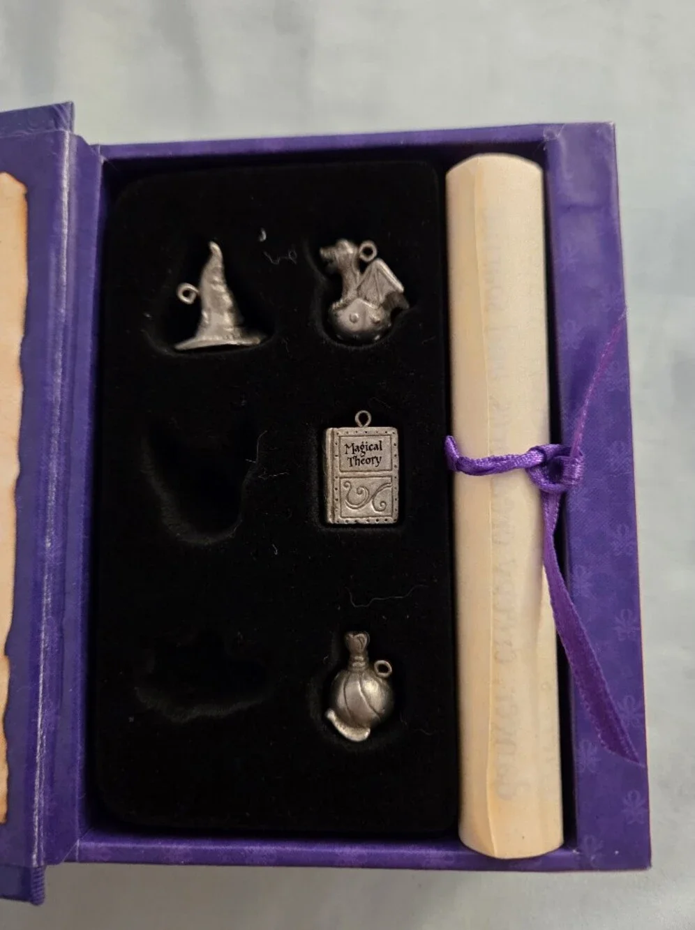 Hogwarts Charms 2000 Hallmark Keepsake Ornament Incomplete Set Harry Potter